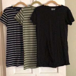 Pact organic t-shirt tunics bundle EUC